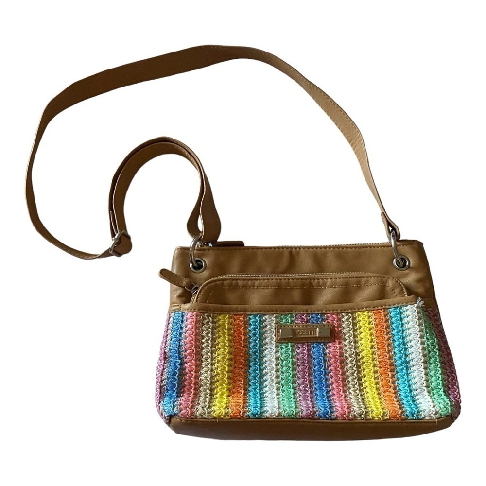 ROSETTI-TAN CROSSBODY-MULTI COLOR FRONT